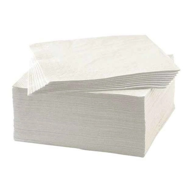 Serviette en papier recyclé blanche standard 1 pli 30x29 cm - carton de 4 000