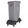 Chariot roulant pour poubelle Tri Sélectif Slim Jim Rubbermaid