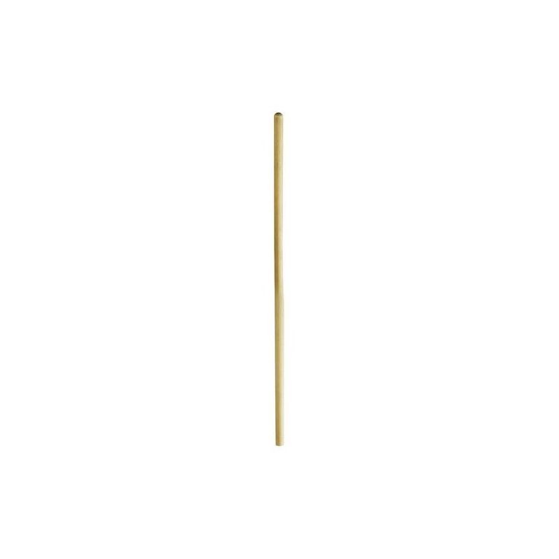 Manche à balai cantonnier en bois sans pas de vis 140 cm Ø 28mm Manche à balai cantonnier en bois sans pas de vis 140 cm Ø 28mm