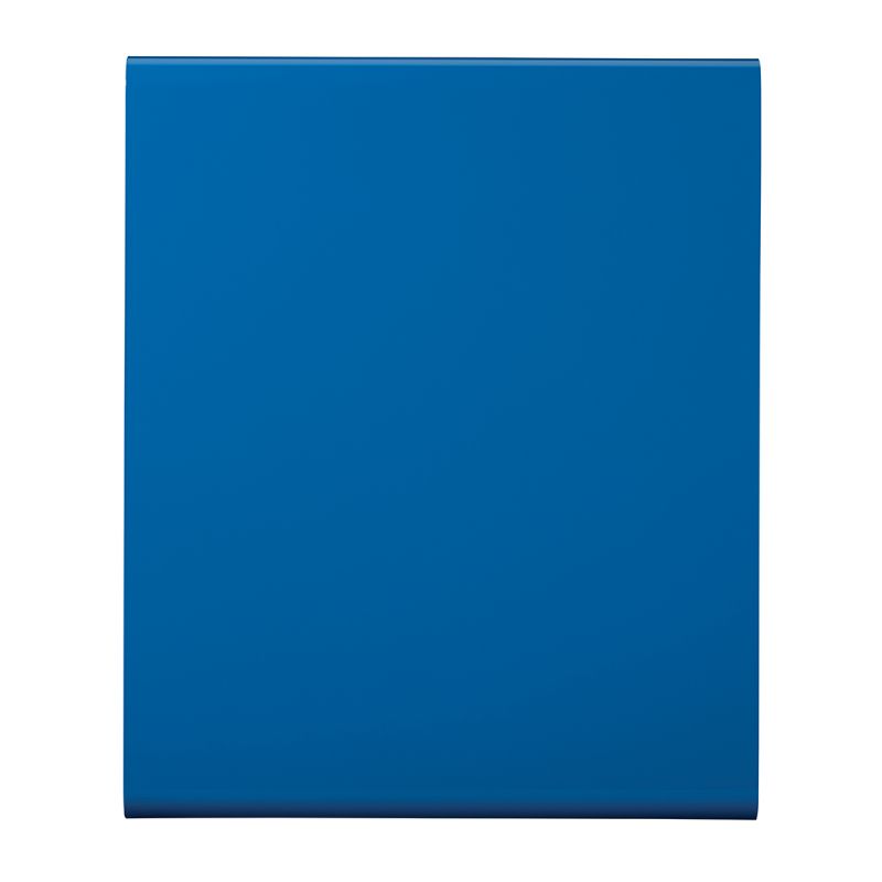 Poubelle de tri sélectif papier en métal gris bleu Cubatri Rossignol 65L