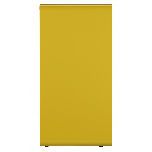 Poubelle de tri sélectif plastique en métal gris jaune Cubatri Poubelle de tri sélectif plastique en métal gris jaune Cubatri