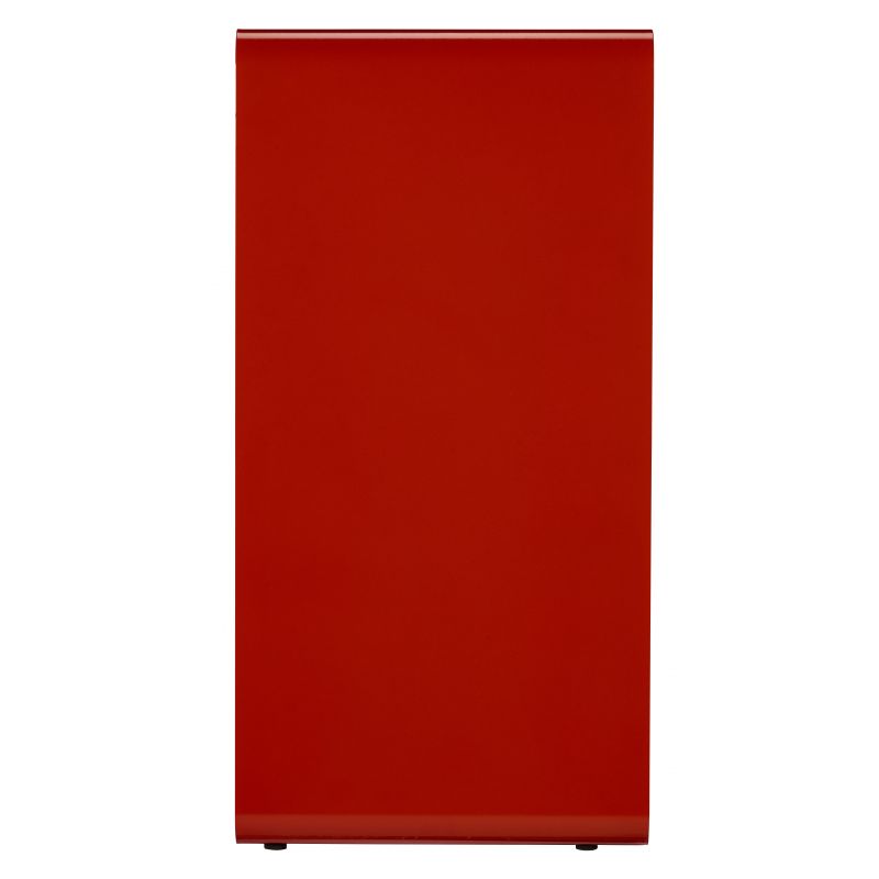 Poubelle de tri métaux en acier gris rouge Cubatri Poubelle de tri métaux en acier gris rouge Cubatri