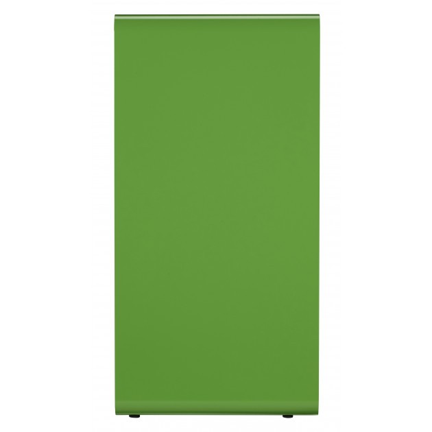 Poubelle de tri verre en métal gris Cubatri