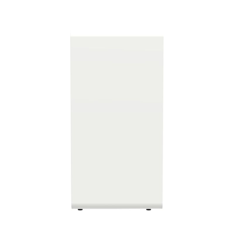 Poubelle de tri gobelets en métal gris blanc Cubatri 