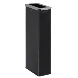 Poubelle de tri sélectif en acier gris Calitri Rossignol