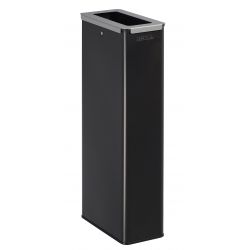 Poubelle de tri sélectif en acier gris Calitri Rossignol
