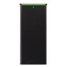 Poubelle de tri sélectif en métal gris / vert Calitri