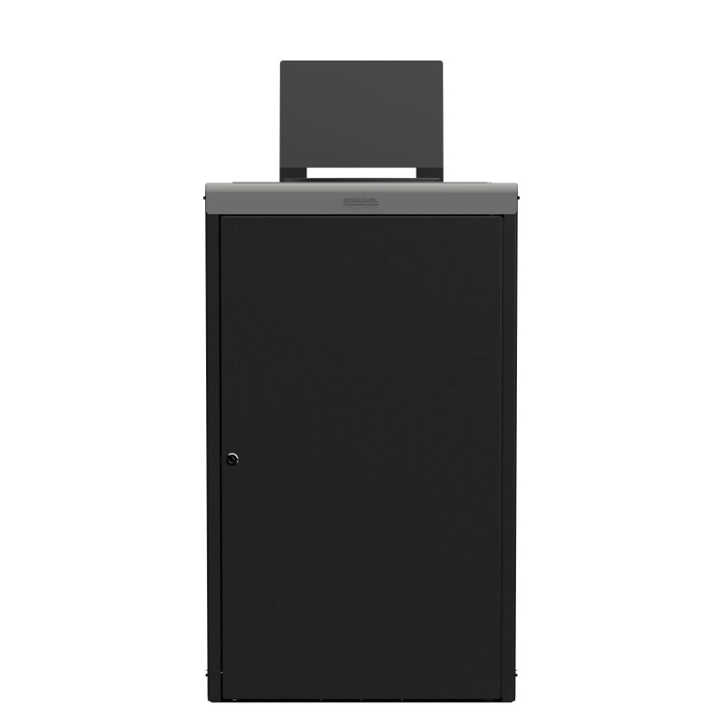 Poubelle de tri sélectif 90 L en métal Alitri