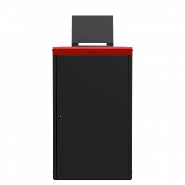 Poubelle de tri sélectif 90 L en métal Alitri