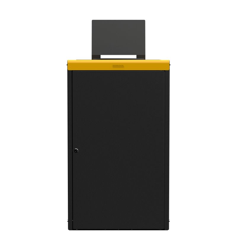 Poubelle de tri sélectif 90 L en métal Alitri