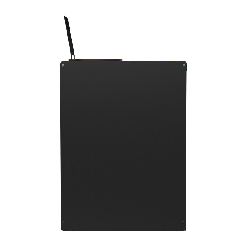 Poubelle de tri sélectif 90 L en métal Alitri