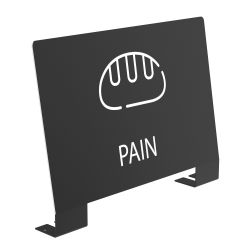 Plaque signalétique pour borne de tri sélectif Alitri Pain