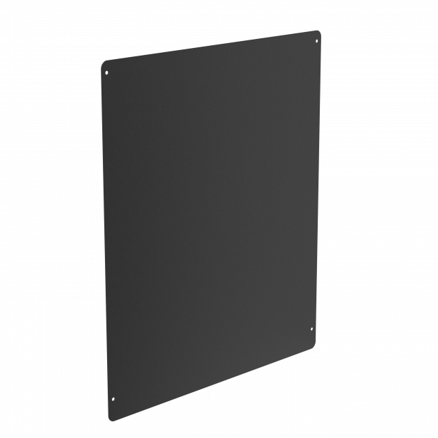 Habillages côtés en métal pour borne de tri sélectif Alitri