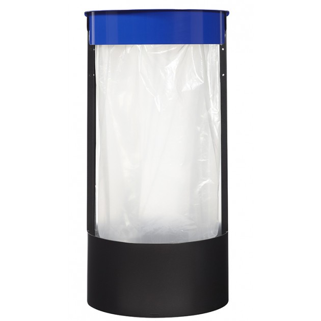 Poubelle de tri 2 flux support de sac vigipirate Citwin Premium