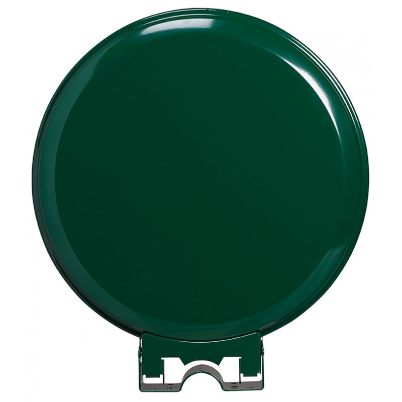 Support sac poubelle mural avec couvercle vert 110 L Collecmur - Rossignol