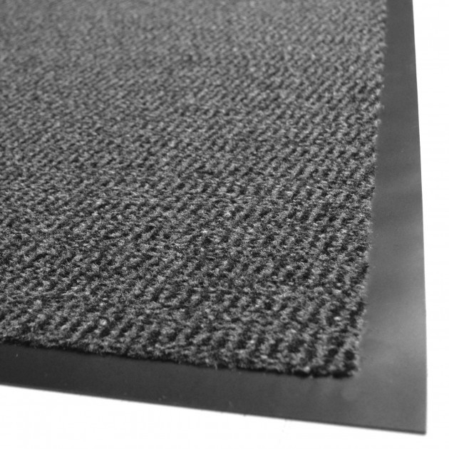 Tapis d'entrée absorbant grattant gris rouleau 1,35 x 20 m PMR M3 Tapis d'entrée absorbant grattant gris rouleau 1,35 x 20 m PMR M3