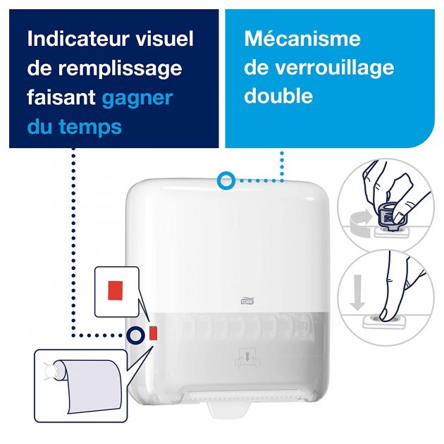Distributeur essuie-mains manuel Tork Matic H1 Distributeur essuie-mains manuel Tork Matic H1