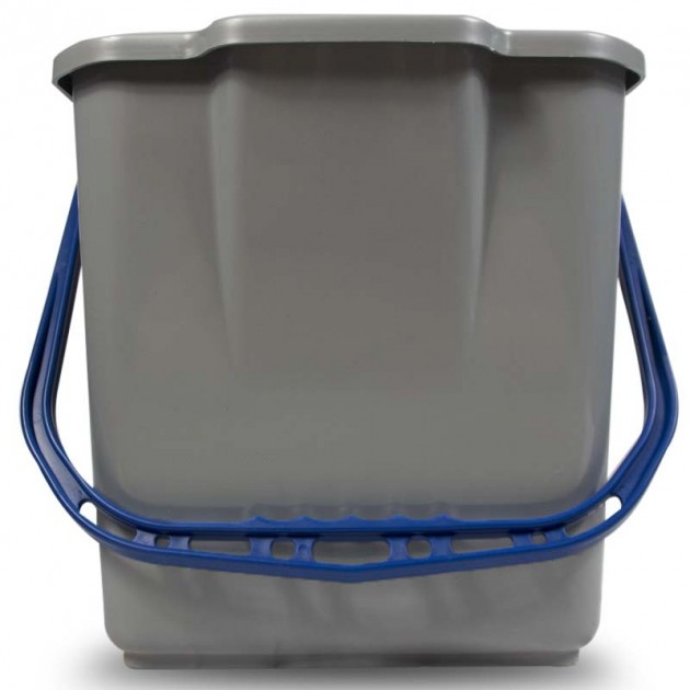 Chariot de ménage 6 seaux avec presse et porte-sac 120 L bleu Chariot de ménage 6 seaux avec presse et porte-sac 120 L bleu