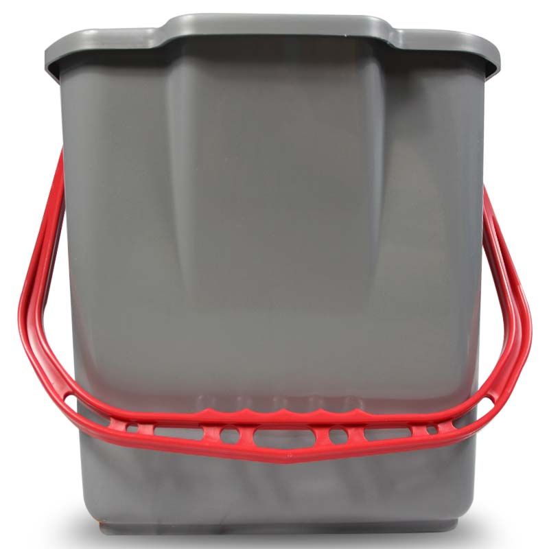 Chariot de ménage 2 seaux avec presse à mâchoires 2x18 L rouge Chariot de ménage 2 seaux avec presse à mâchoires 2x18 L rouge