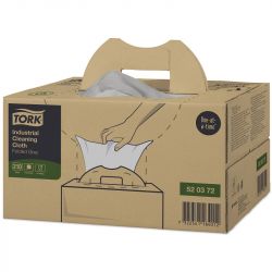 Chiffon de Nettoyage 1 pli gris Tork - boîte de 210