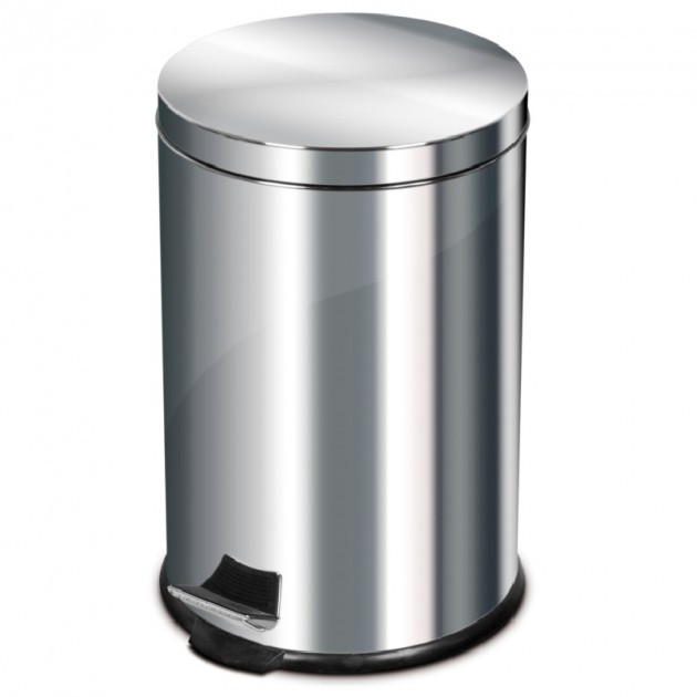 Poubelle pédale inox 20L