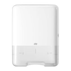 Distributeur pour Essuie-Mains blanc pliage en C et V Tork H3