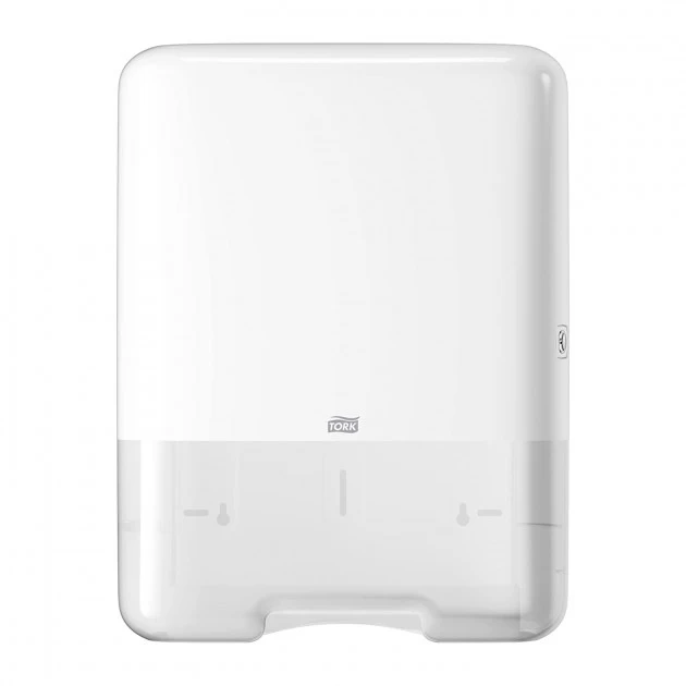 Distributeur pour Essuie-Mains blanc pliage en C et V Tork H3