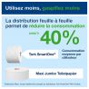 Double distributeur papier toilette Système T9 SmartOne Mini Tork