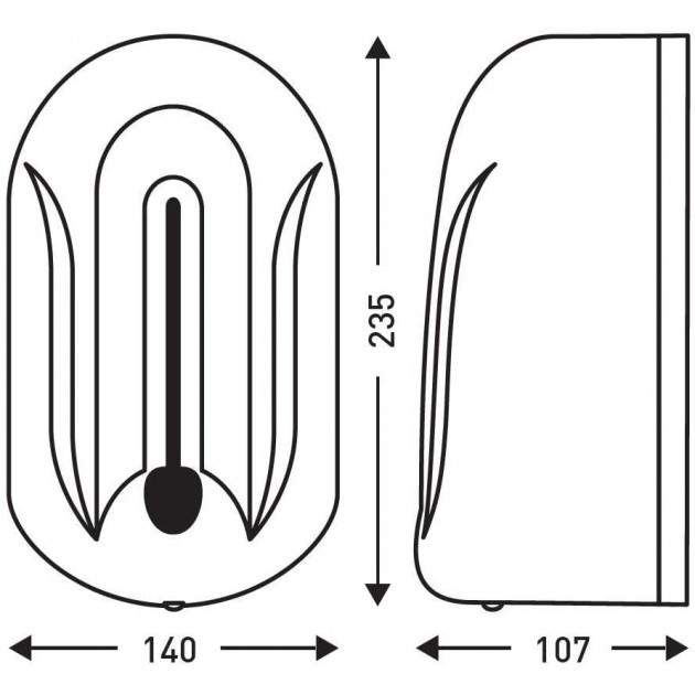 Distributeur de savon liquide automatique Saphir JVD 1,1 L
