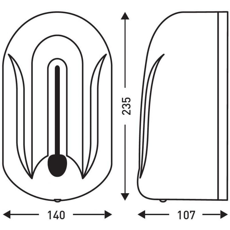 Distributeur de savon liquide automatique Saphir JVD 1,1 L
