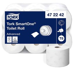 Papier Toilette Rouleaux Tork SmartOne maxi dévidage central