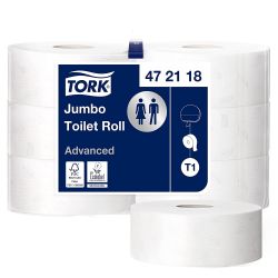 Tork Papier toilette rouleau extra doux Mid-Size sans mandrin Premium - 3  plis, 472139, Papier toilette, Recharges