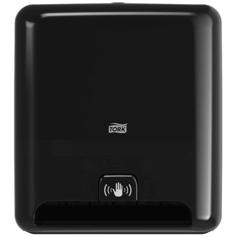 Distributeur essuie mains automatique noir H1 Tork Matic Distributeur essuie mains automatique noir H1 Tork Matic