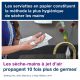 Distributeur essuie mains manuel noir H1 Tork Matic