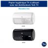 Distributeur papier toilette  sans mandrin Tork