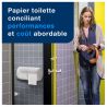 Papier toilette  sans mandrin Tork - colis de 24 rouleaux de 400 feuilles