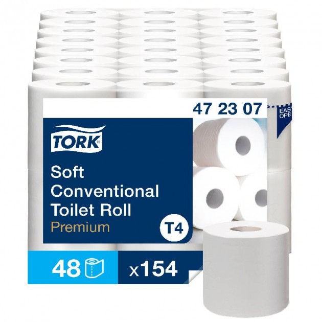 Tork Papier Toilette Feuilles doux blanc T3, Pre…