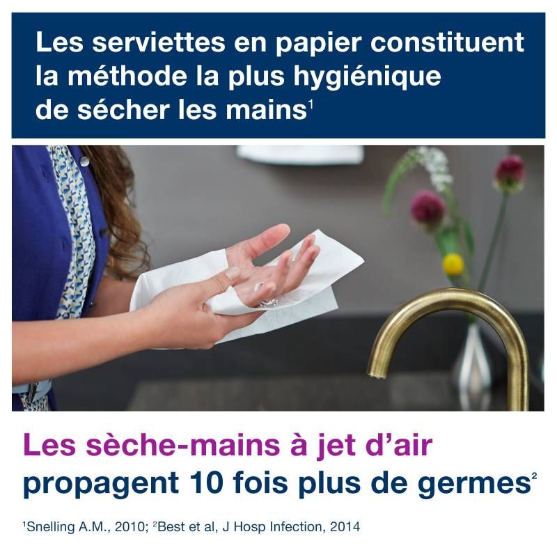 Essuie-mains pliage en M Tork X-Press - colis de 21 paquets de 136 feuilles Essuie-mains pliage en M Tork X-Press - colis de 21 paquets de 136 feuilles