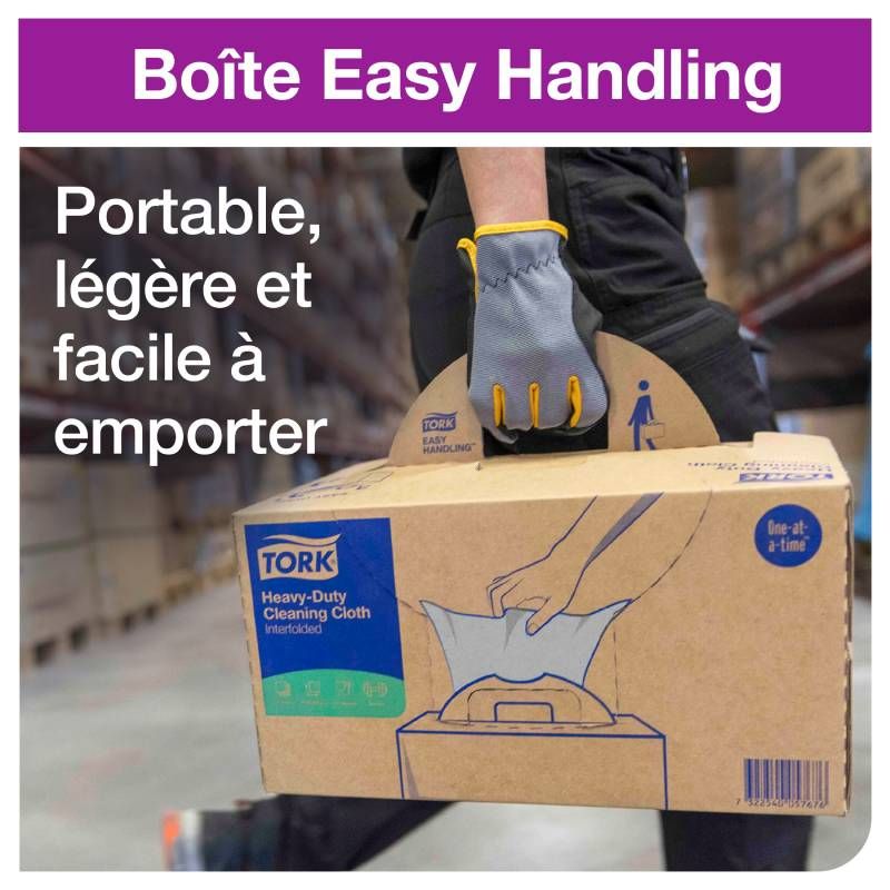 TORK Boîte distributrice de 120 Chiffons de nettoyage Ultra