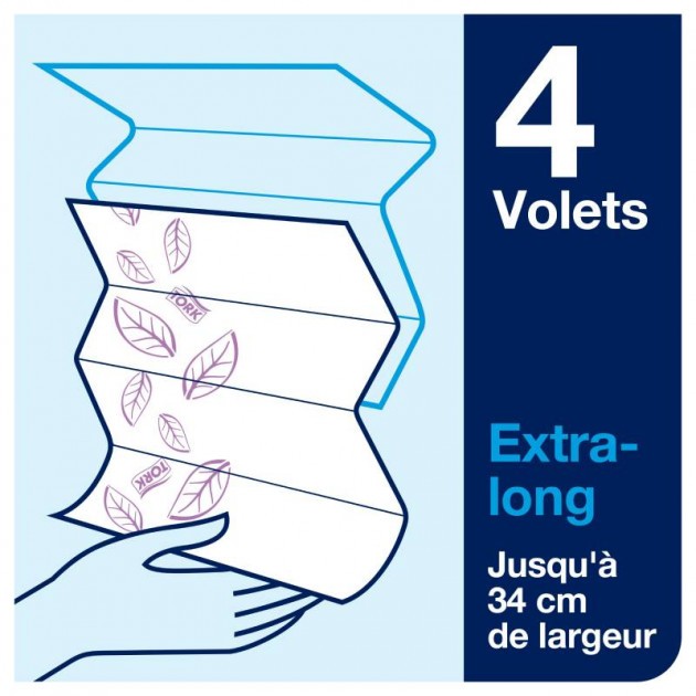 Essuie-mains Ecolabel pliage en W Tork H2 - colis de 21 paquets de 100 feuilles Essuie-mains Ecolabel pliage en W Tork H2 - colis de 21 paquets de 100 feuilles