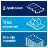 Essuie-mains 2 plis pliage en W Tork H2 - colis de 21 paquets de 110 feuilles