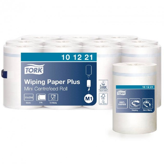 Papier d'essuyage blanc 2 plis Advanced 420 Tork mini