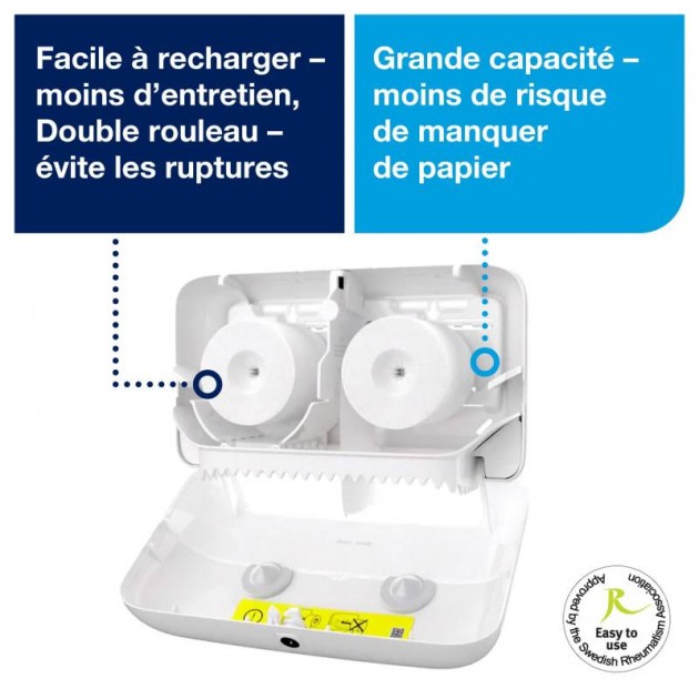 Distributeur pour papier toilette Distributeur pour papier toilette