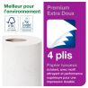 Papier toilette blanc extra doux Premium 4 plis Écolabel