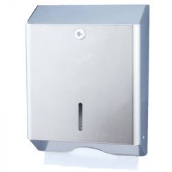 Distributeur essuie-mains pliés en métal