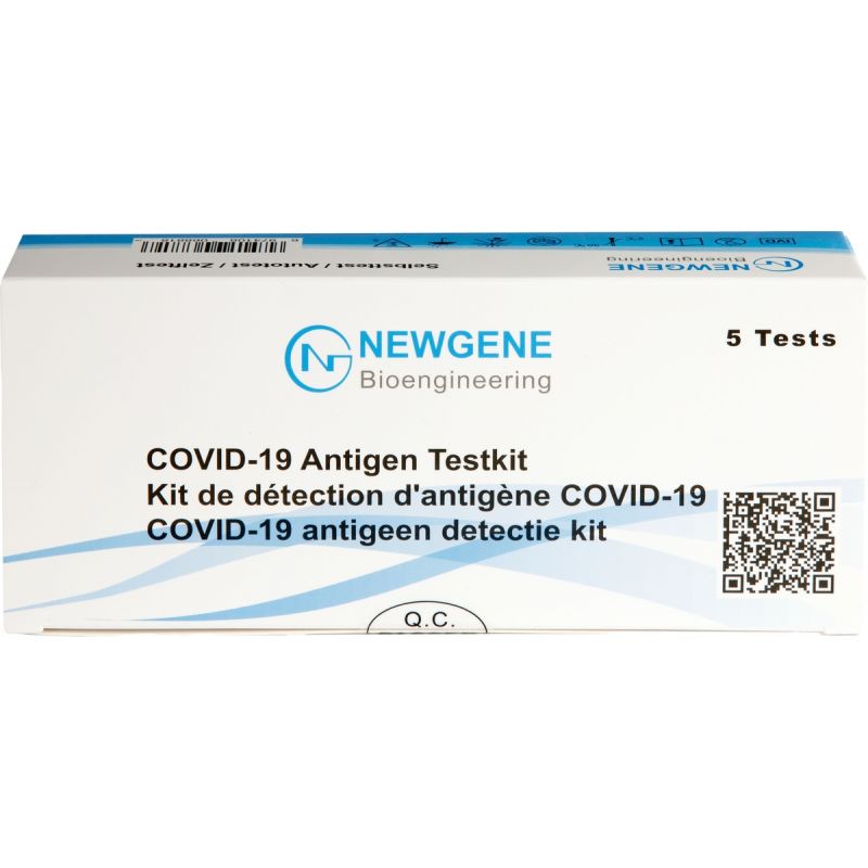 Autotest Covid Antigénique Nasal Boîte de 5