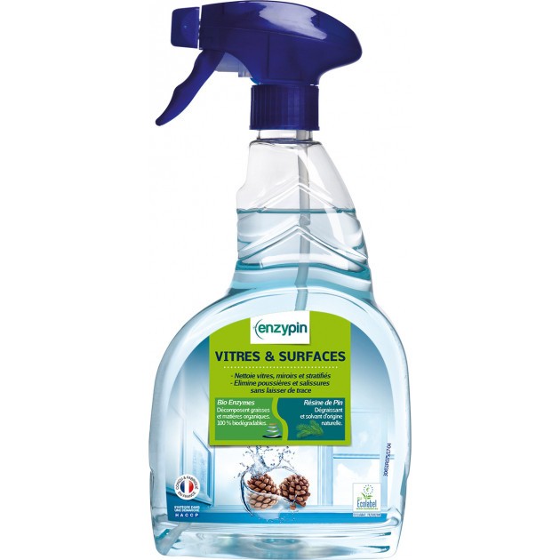Nettoyant vitres et surfaces sans parfum Enzypin 750ml