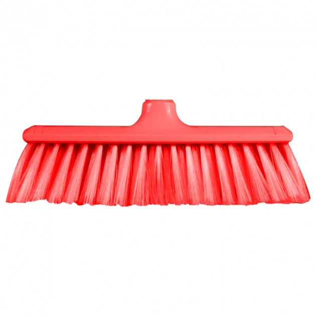 Tête de balai droit alimentaire 29 cm rouge Tête de balai droit alimentaire 29 cm rouge