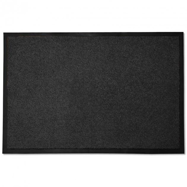 Tapis d'entrée grattant gris anthracite sur mesure
