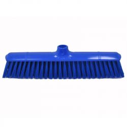 Tête de balai droit alimentaire 38 cm bleu